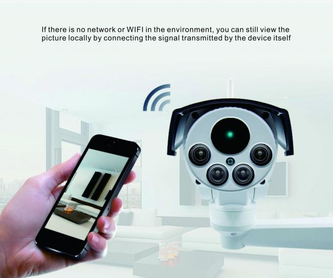 Άσπρα σφαιρών 4G CCTV καμερών συστημάτων κάμερα ασφαλείας CCTV Ptz IP ηλιακά τροφοδοτημένα