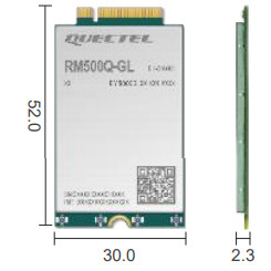 Μονάδα μόντεμ 2,5 Gbps Cellular IoT 5G RM500Q-GL Practical B46 LAA